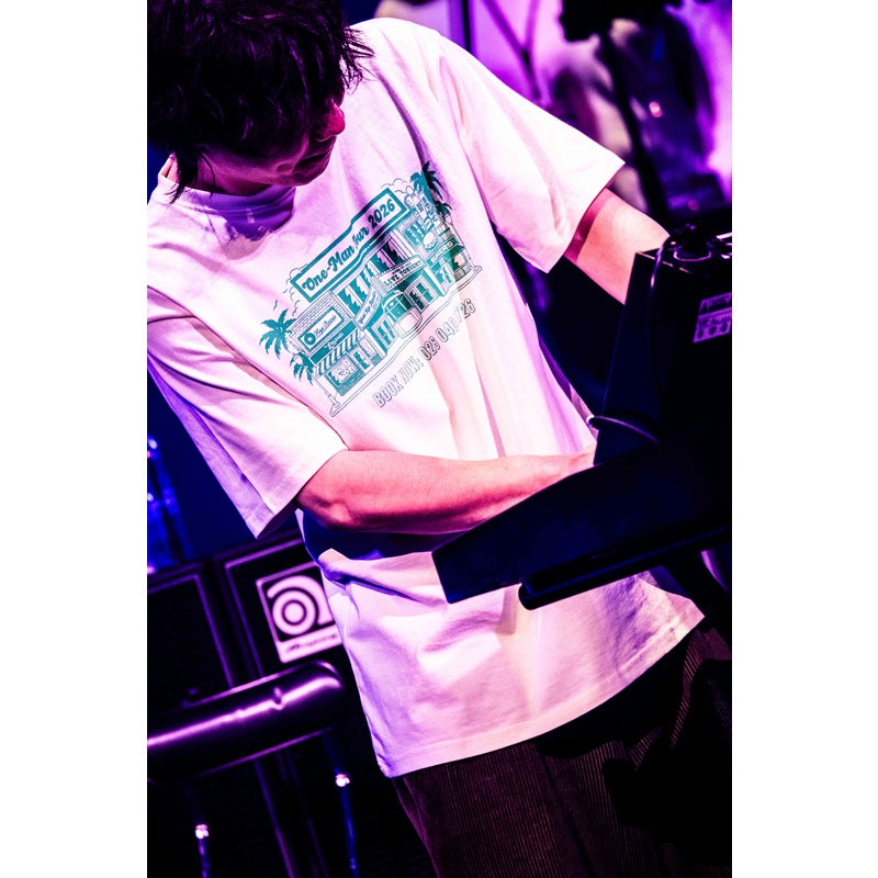 one-man tour 2026 Tシャツ ホワイト