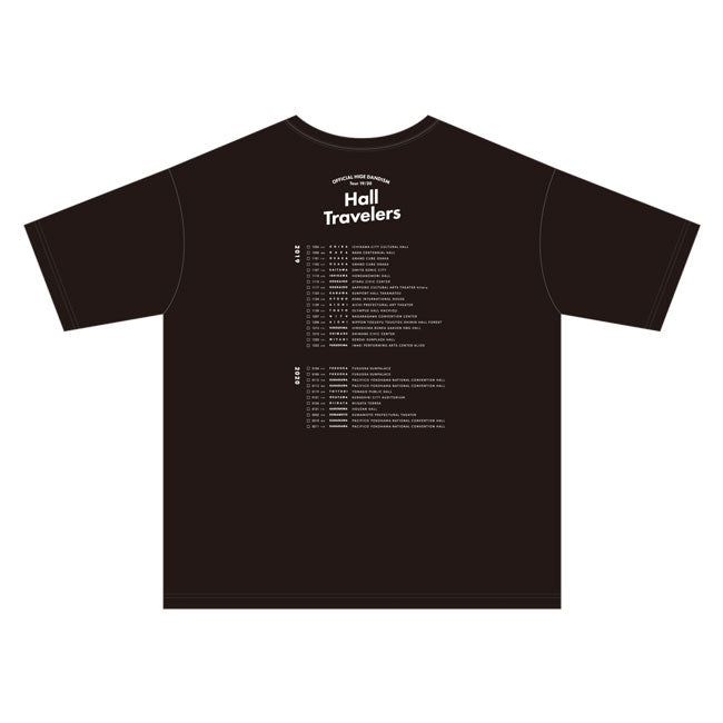 Tシャツ ブラック(Tour 19/20 - Hall Travelers -)