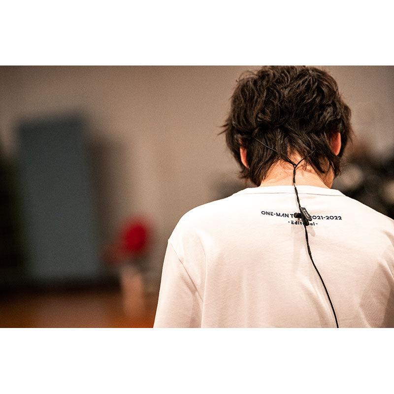EditorialツアーTシャツ ホワイト(one-man tour 2021-2022 -Editorial-)