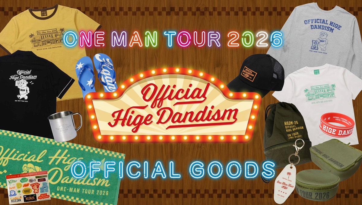 Official HIGE DANDISM フォリーズムグッズ LIVE at STADIUM 2025 live goods revealed & original blockers to be