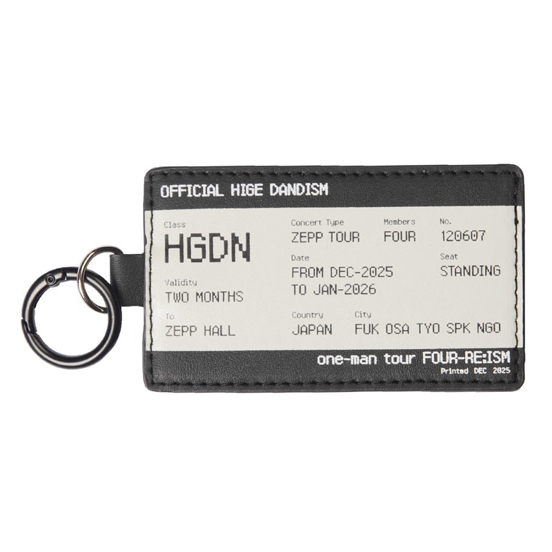 フライトチケットキーホルダー – Official髭男dism ONLINE STORE