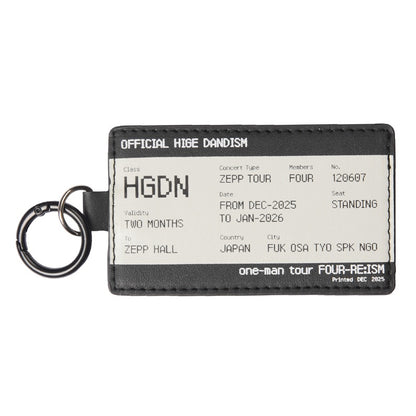 フライトチケットキーホルダー