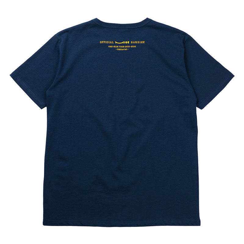 ポストマンTシャツ ネイビー（one-man tour 2021-2022 -Editorial-） – Official髭男dism ONLINE  STORE