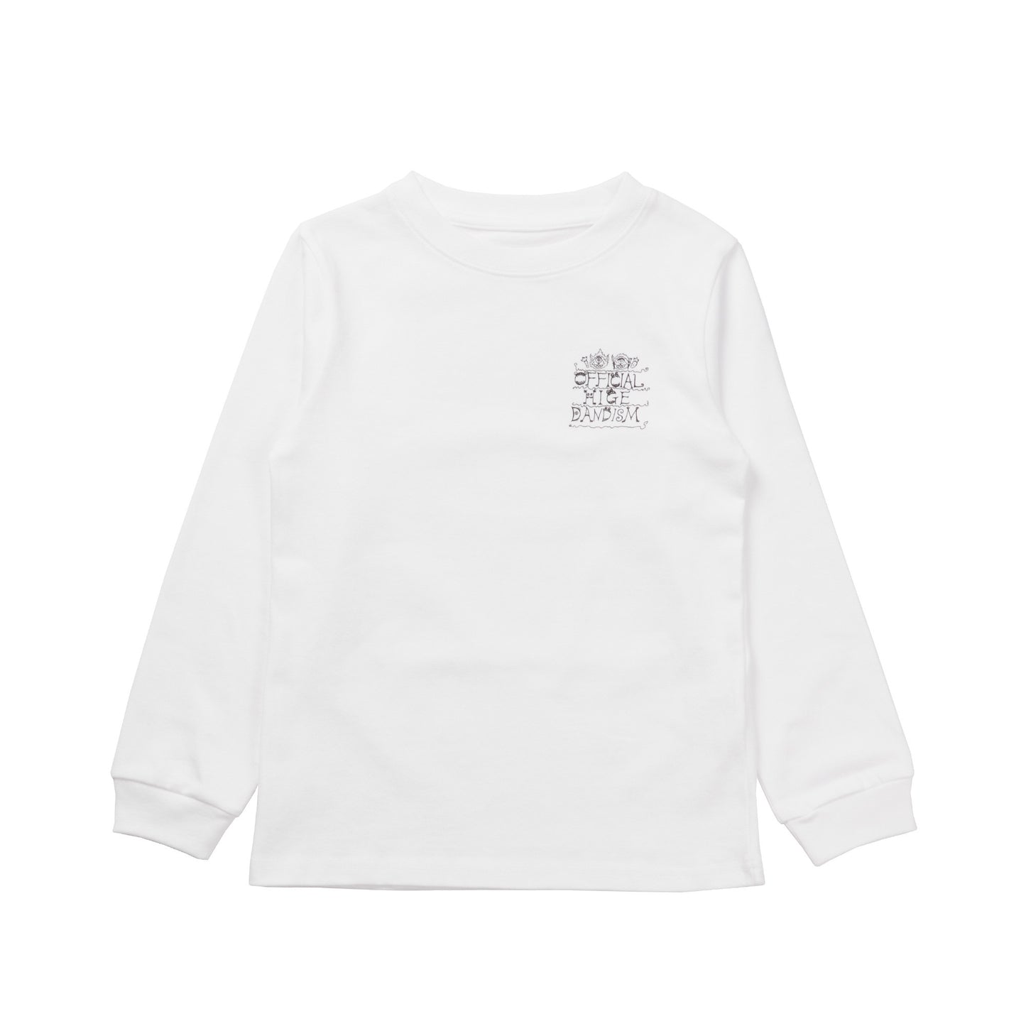 Long Sleeve T-Shirt (Everyday) White KIDS (130)