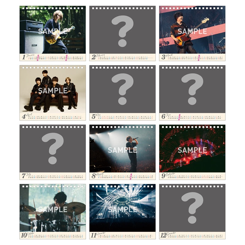 2026年 卓上カレンダー – Official髭男dism ONLINE STORE