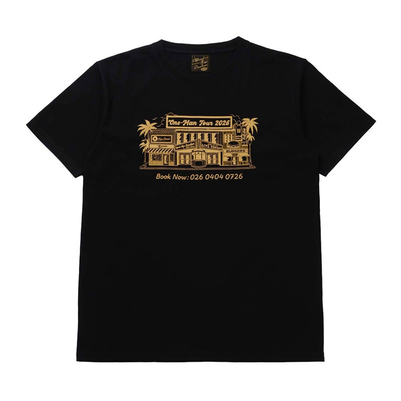 one-man tour 2026 Tシャツ ブラック – Official髭男dism ONLINE STORE