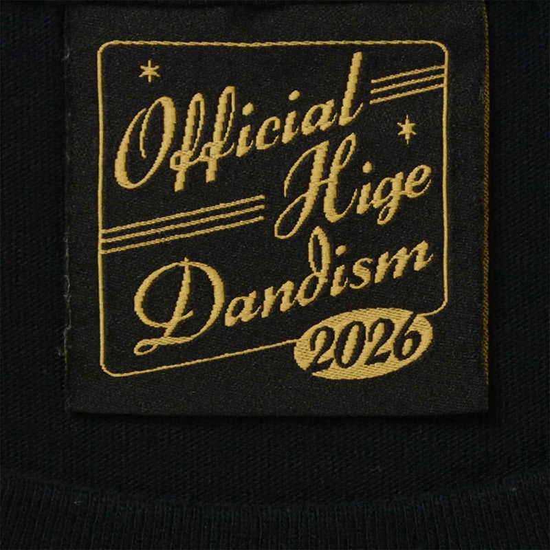 one-man tour 2026 Tシャツ ブラック – Official髭男dism ONLINE STORE