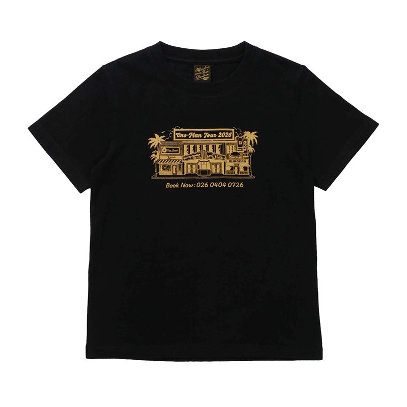 one-man tour 2026 Tシャツ ブラック 130