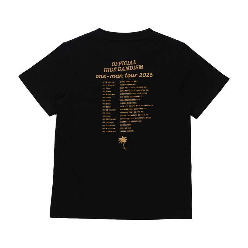 one-man tour 2026 Tシャツ ブラック 130