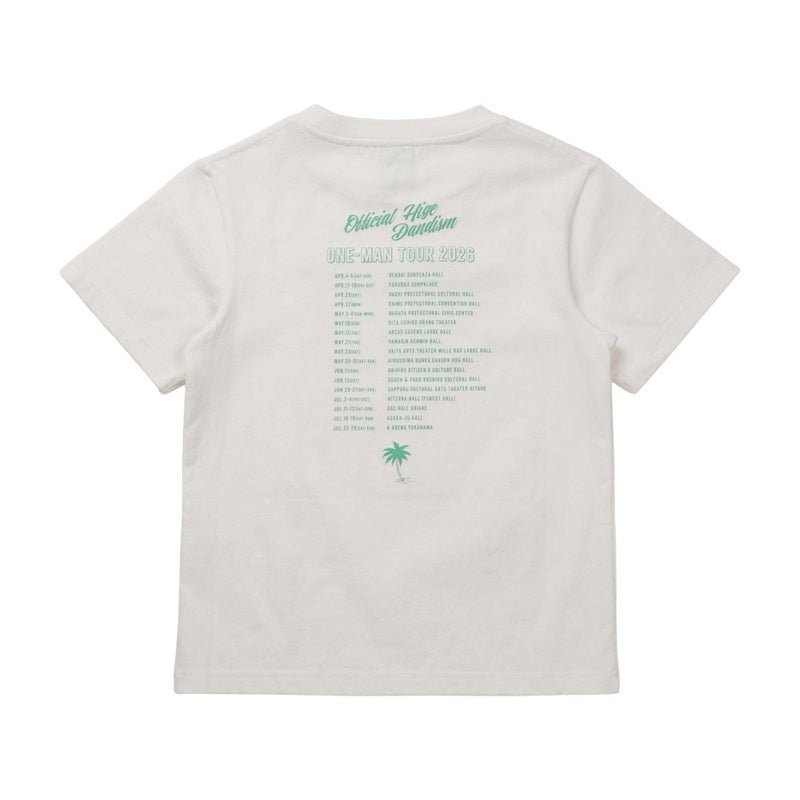 one-man tour 2026 Tシャツ ホワイト 130 – Official髭男dism ONLINE STORE